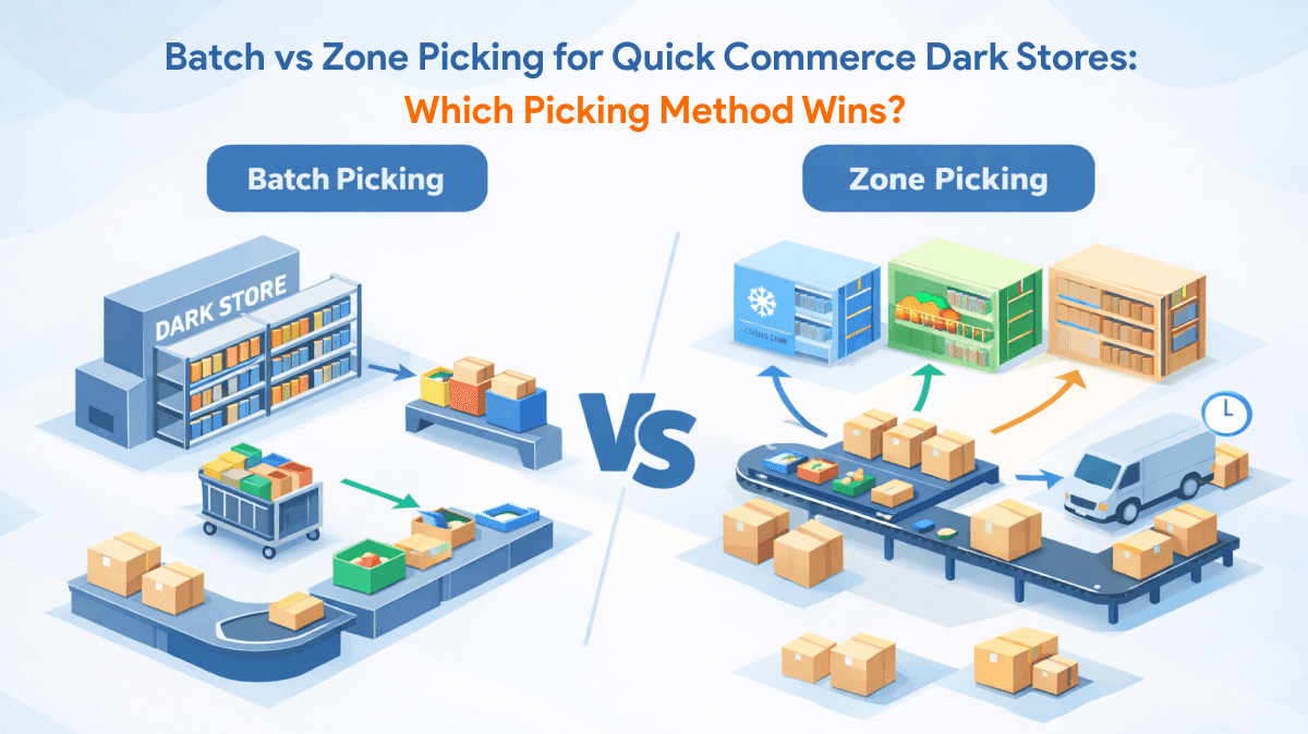 Batch vs Zone Picking for Quick Commerce Dark Stores: Which Picking Method Wins?
