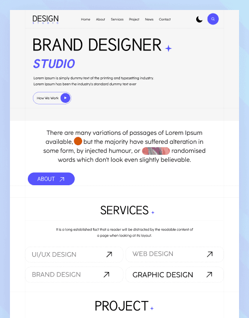 Design Studio – Creative Agency & Portfolio HTML Template