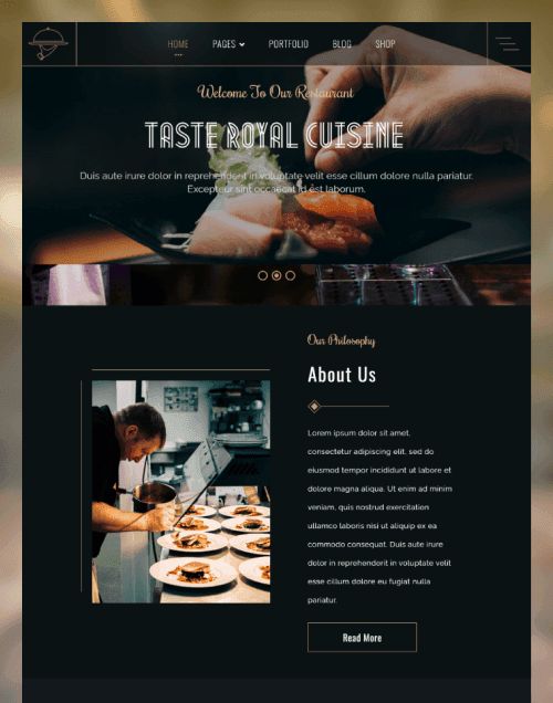 Yummy - Premium website template by WebbyCrown Solutions