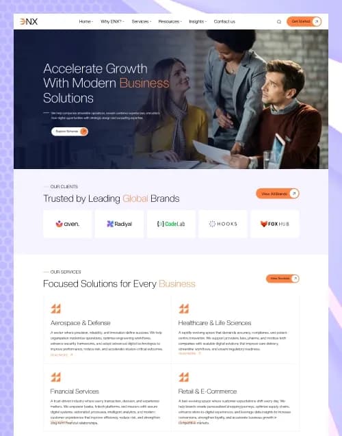 ENX — Business & Corporate OctoberCMS Theme
