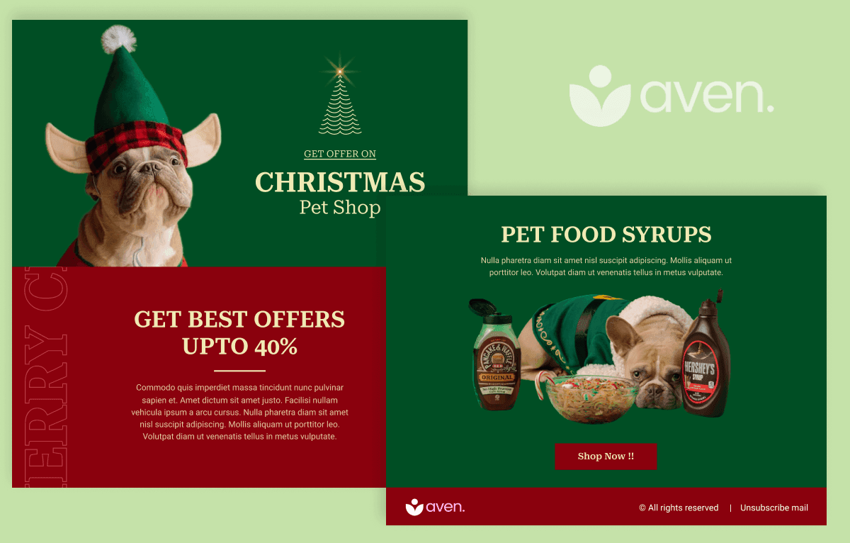Holiday & Seasonal Email Templates