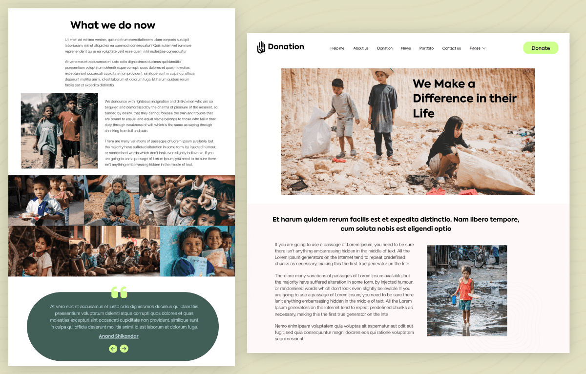 Charity & Fundraising Figma UI Kits