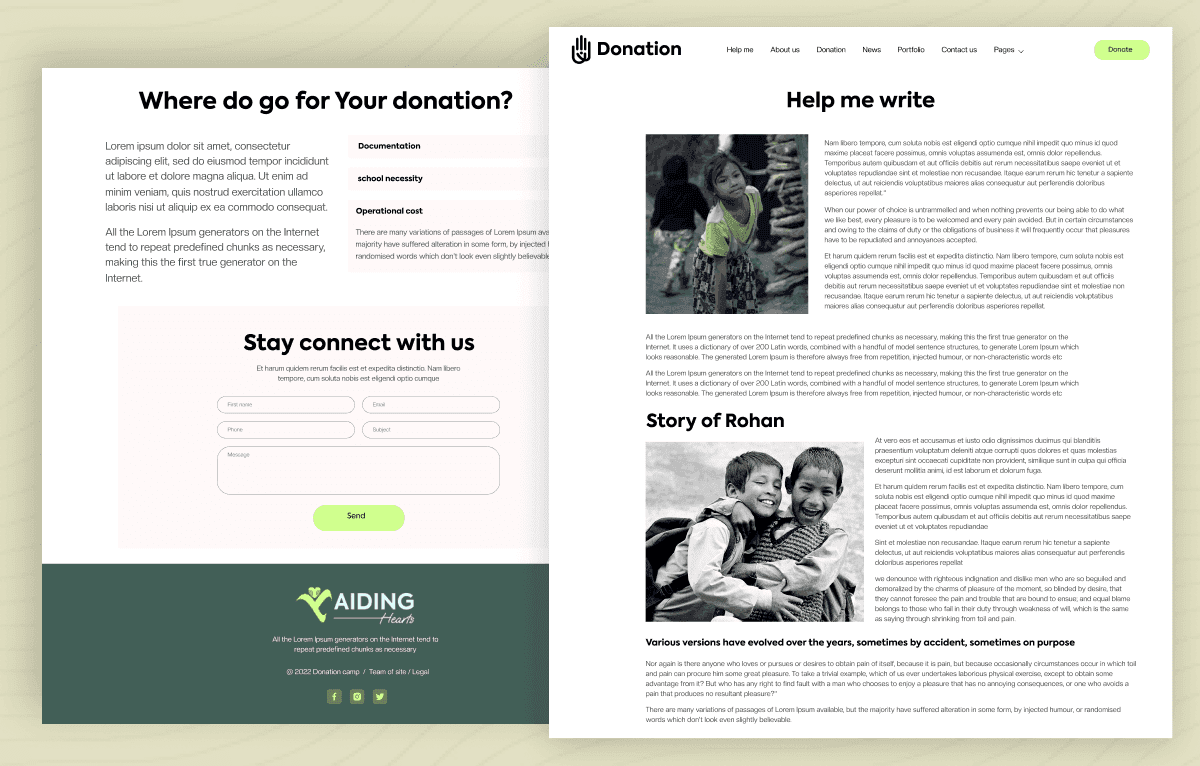 buy nonprofit organization figma templates