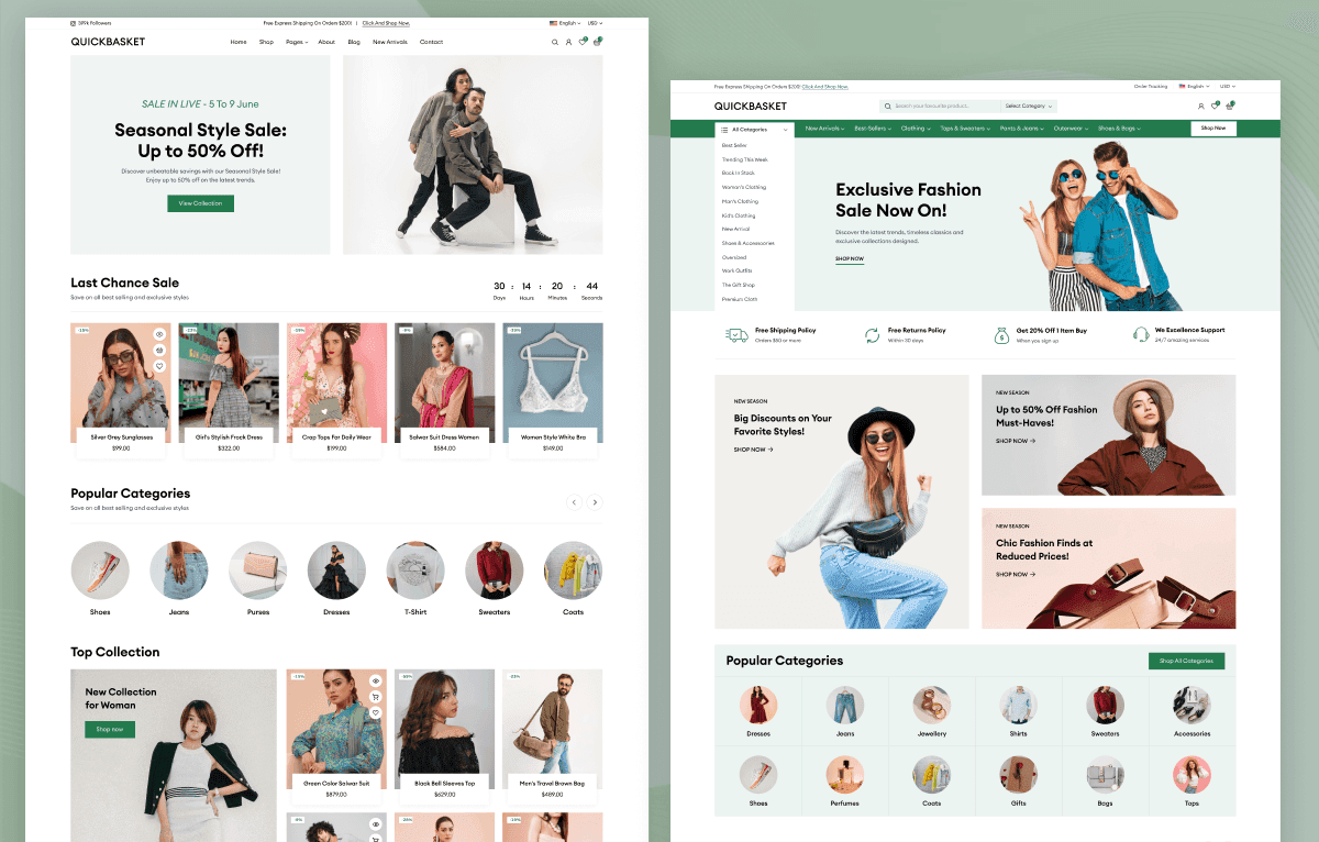 figma to tailwind css ecommerce template
