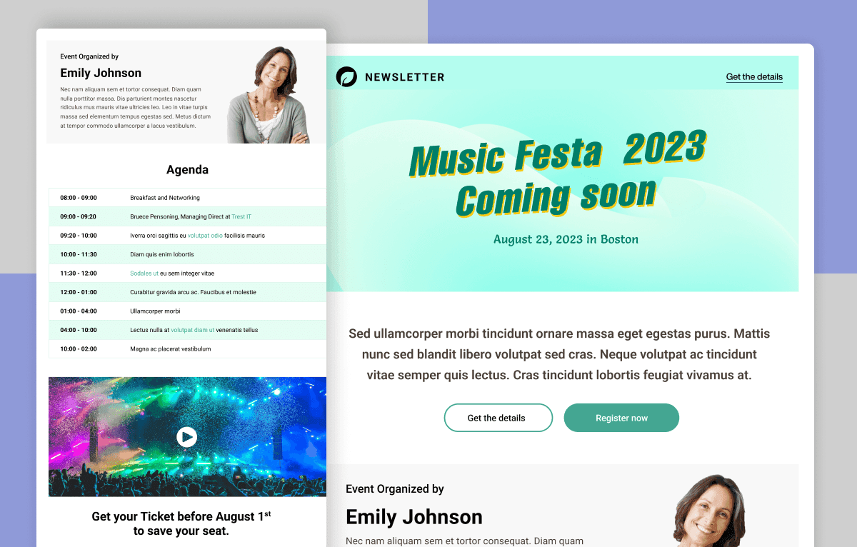 creative html email template bundle