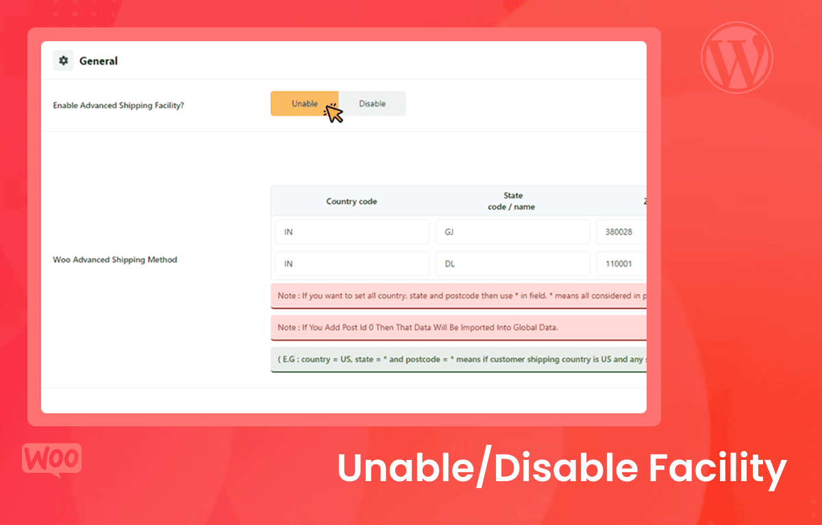 WooCommerce advanced shipping with cost calculation per product