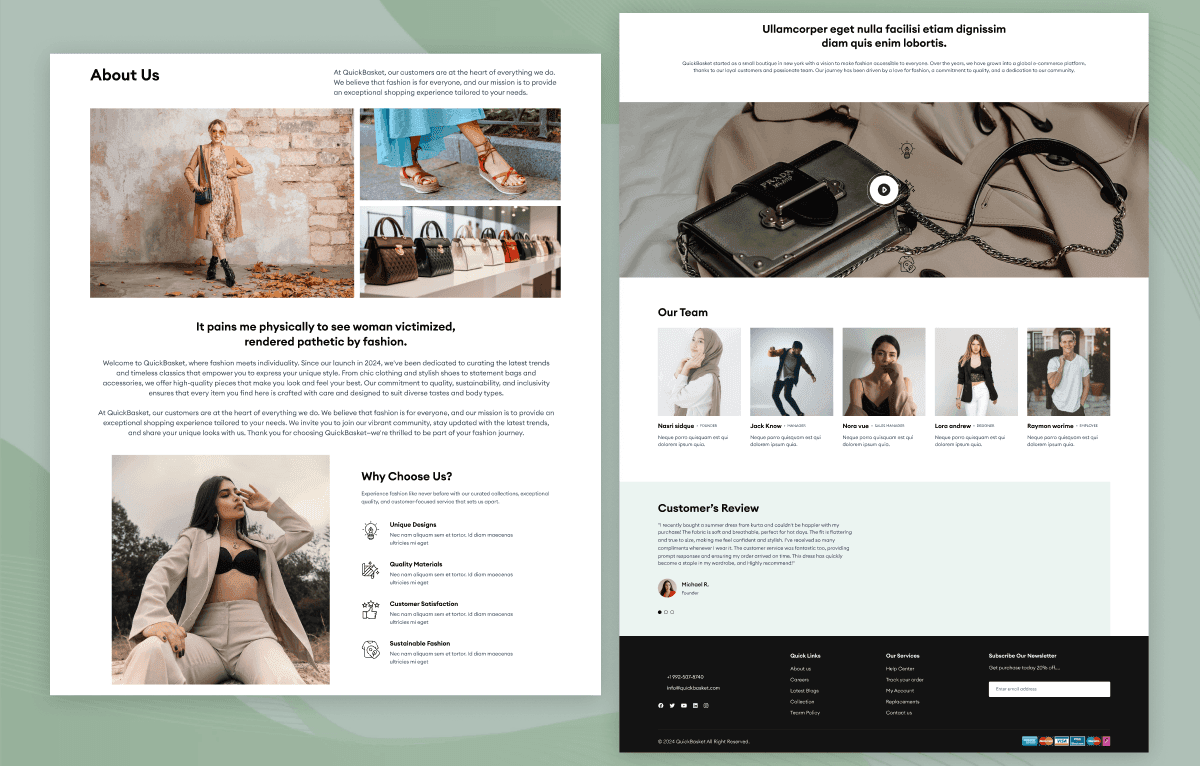 ready made ecommerce store ui kit tailwind css