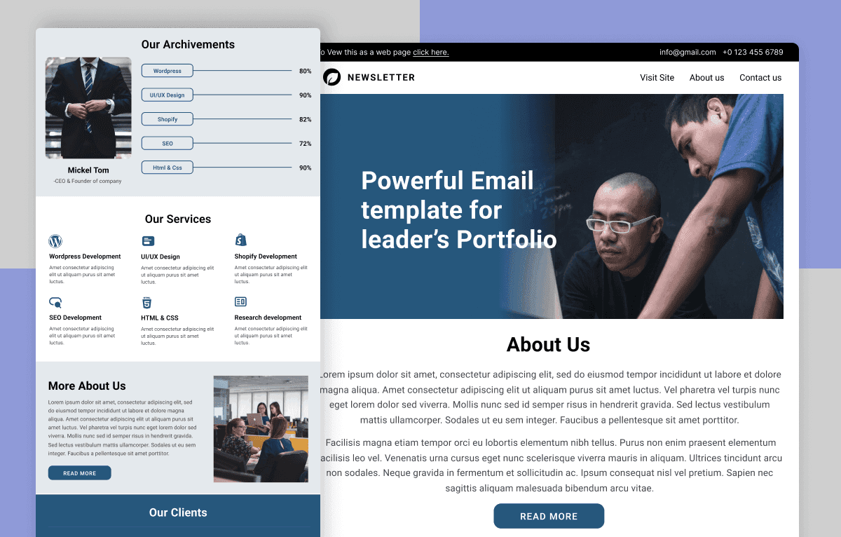 html email templates for B2B marketing campaigns
