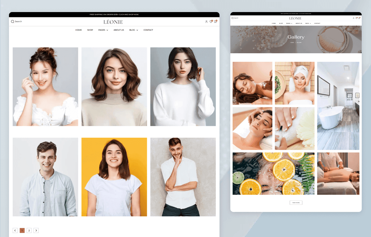 nextjs template for beauty clinic and salon