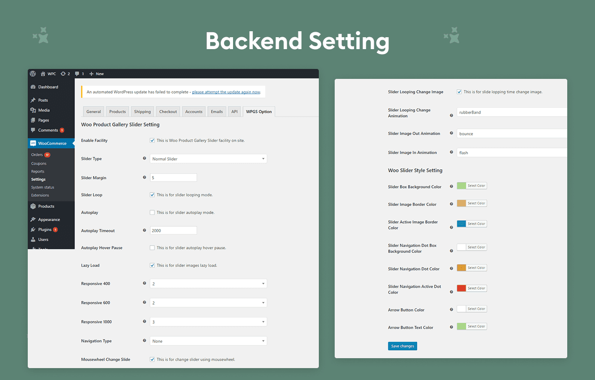 How to add a product gallery slider in WooCommerce