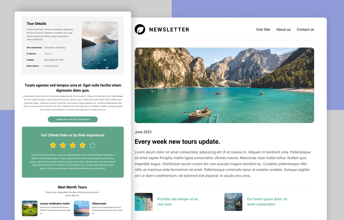 html email templates for newsletters and promotions