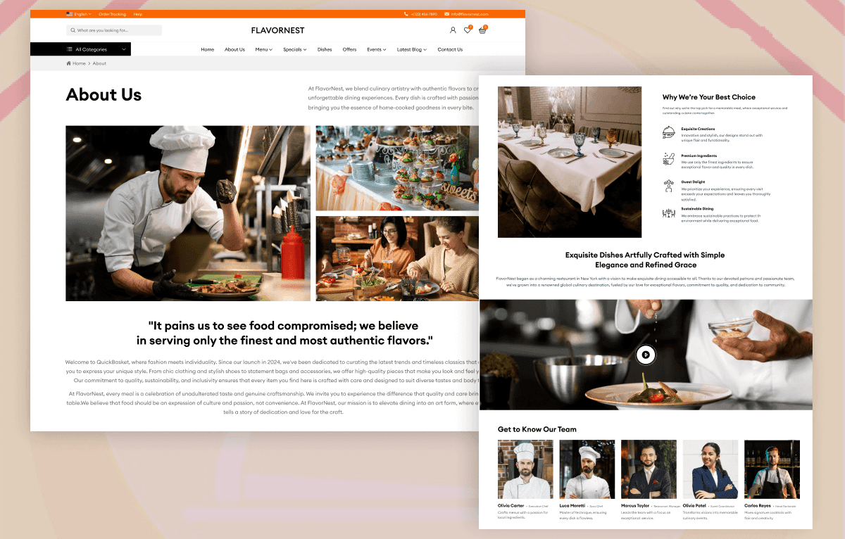multi-location restaurant design