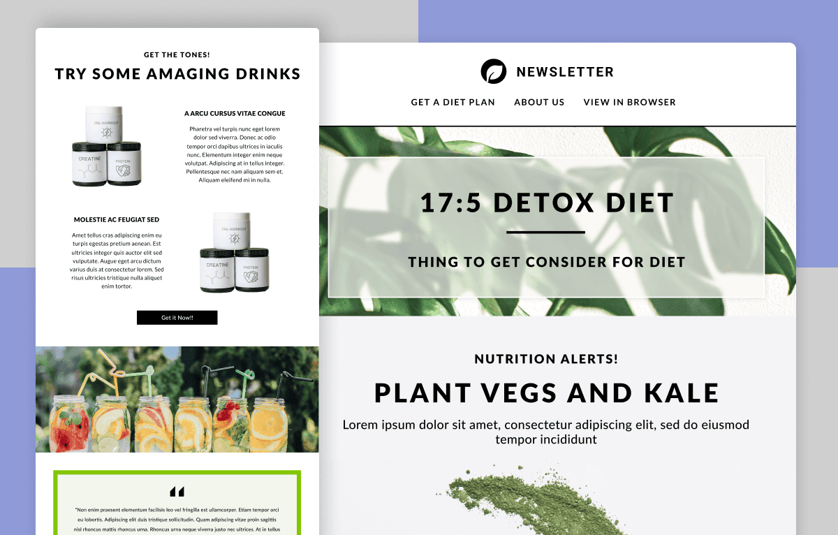 modern marketing html email template bundle