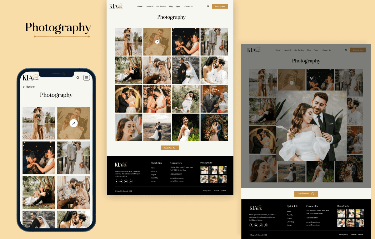 seo friendly wedding website html template