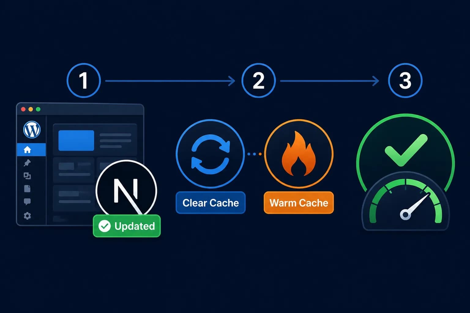 How to Warm Up Cache After Updating a WordPress Theme or Next.js Template